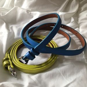 Two thin belts